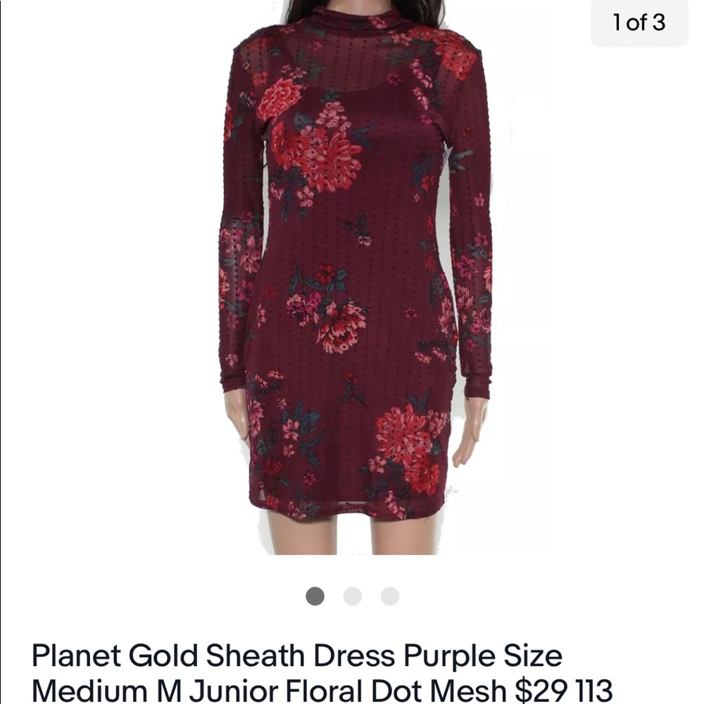 Beautiful floral dress.
